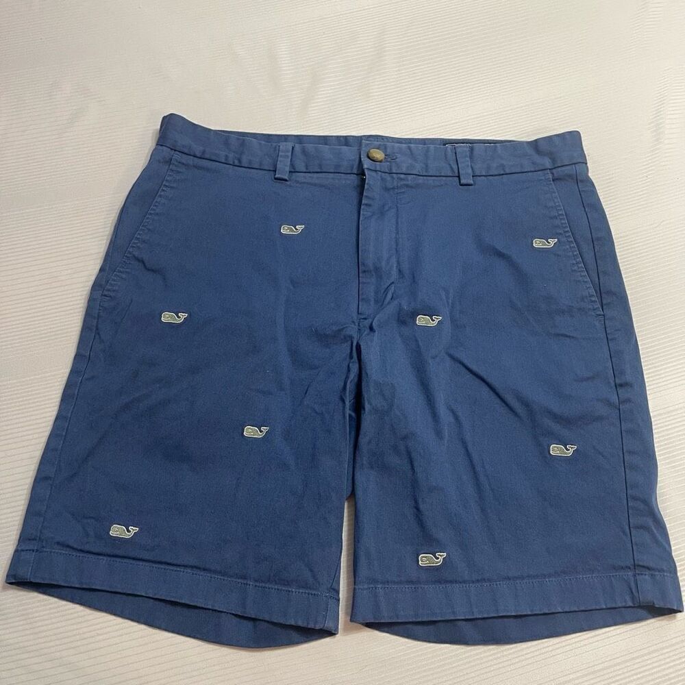 Vineyard Vines Blue Whale Chino Shorts Size 34